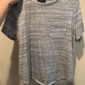 Crop Tee Gray